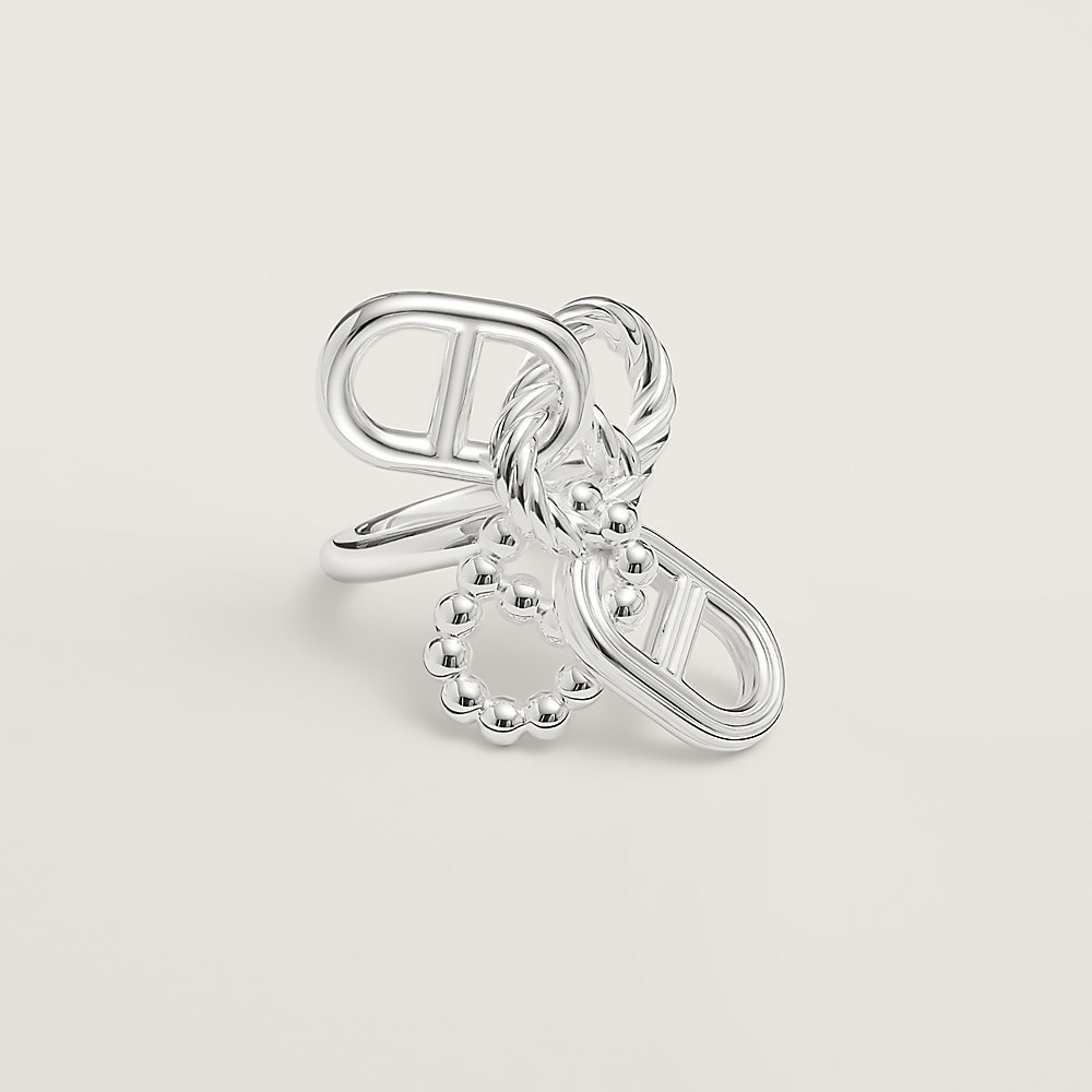 Chaine d'ancre Alea II ring | Hermès USA